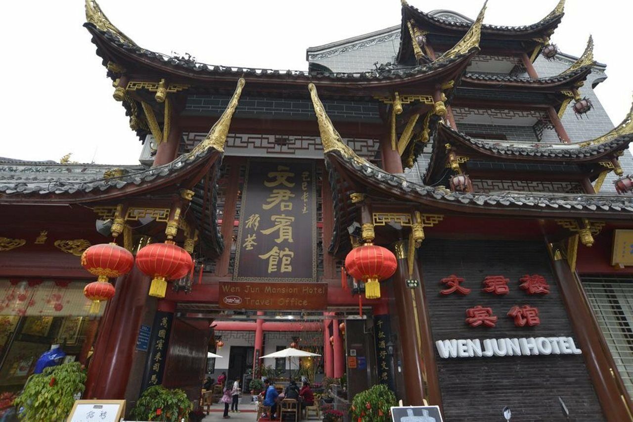 Chengdu Dreamstravelwenjuncourtyardhotel Exterior foto